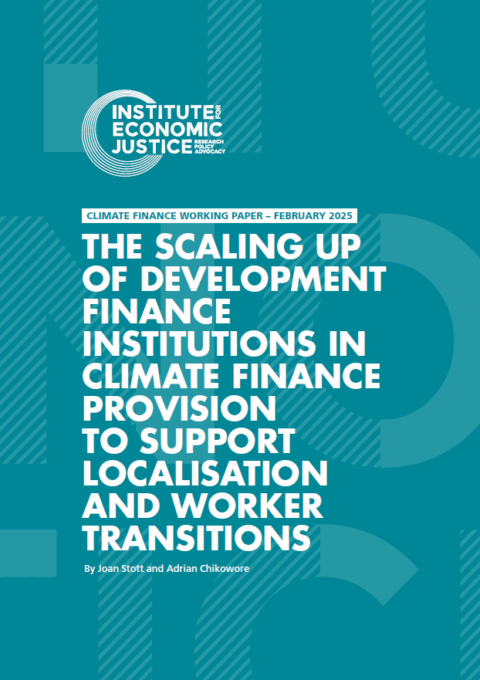Climate Finance Working Paper | Development Finance Institutions and a Just Energy Transition