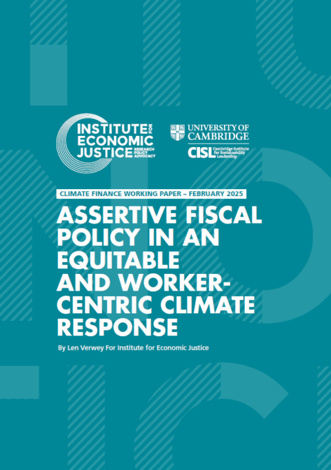 Climate Finance Working Paper | Fiscal Policy and a Just Transition